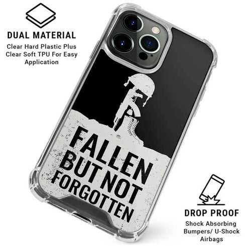 Fallen But Not Forgotten iPhone 16 Pro Clear Case